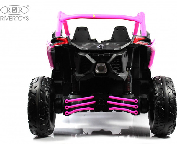 Изображение товара Детский автомобиль RiverToys BRP Can-Am Maverick Y111YY (темно-розовый)