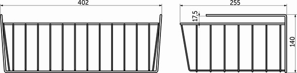 Изображение товара Контейнер для хранения AKS 91 236 (черный, на полку)
