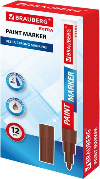 Изображение товара Маркер-краска Brauberg Extra / 151975 (коричневый)
