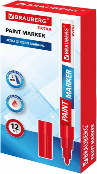 Изображение товара Маркер-краска Brauberg Extra / 151969 (красный)