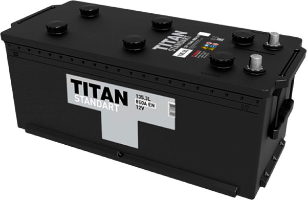 Изображение товара Автомобильный аккумулятор TITAN Standart 850A R+ (135 А/ч)
