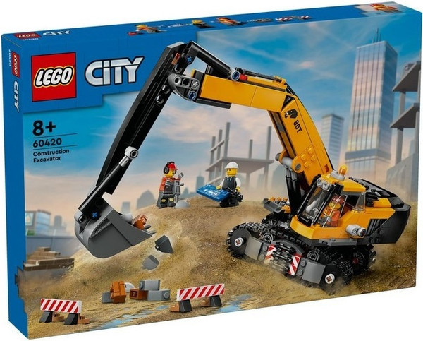 Изображение товара Конструктор Lego City Желтый экскаватор 60420