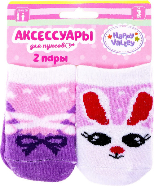 Изображение товара Набор аксессуаров для куклы Happy Valley Одежда. Зайка. Носочки / 3443403