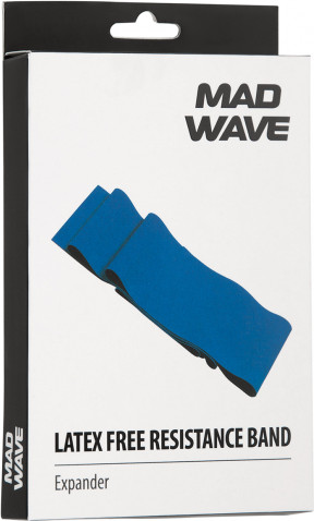 Изображение товара Эспандер Mad Wave Latex Free Resistance Band (7кг, синий)