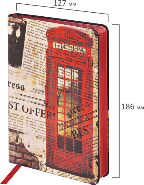 Изображение товара Ежедневник Brauberg Vista. Good Old England / 112107 (136л)