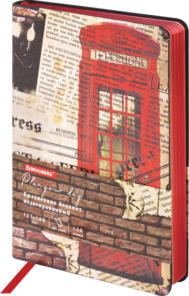 Изображение товара Ежедневник Brauberg Vista. Good Old England / 112107 (136л)