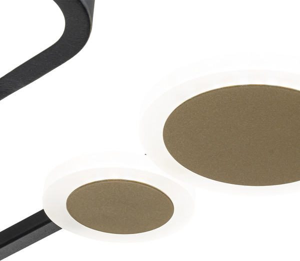 Изображение товара Люстра ESCADA 10225/SG LED (черный/золото)