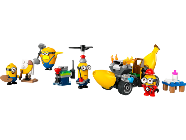 Изображение товара Конструктор Lego Minions Миньоны и машина-банан 75580