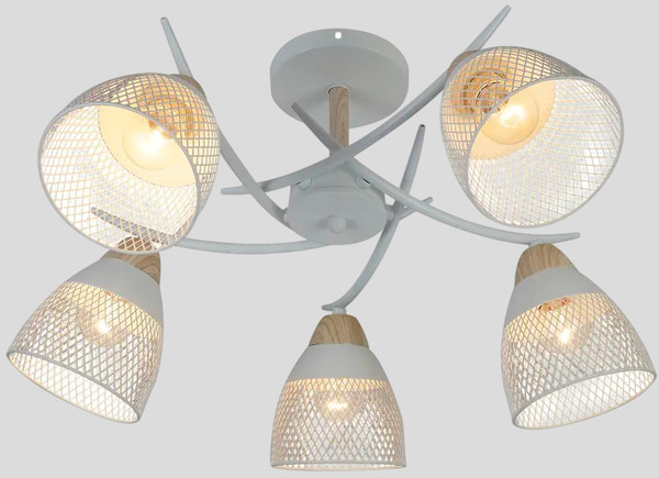 Изображение товара Люстра ESCADA 516/5 (белый/дерево)