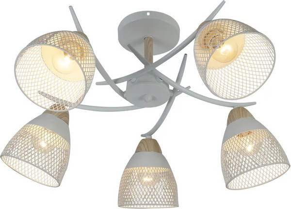 Изображение товара Люстра ESCADA 516/5 (белый/дерево)