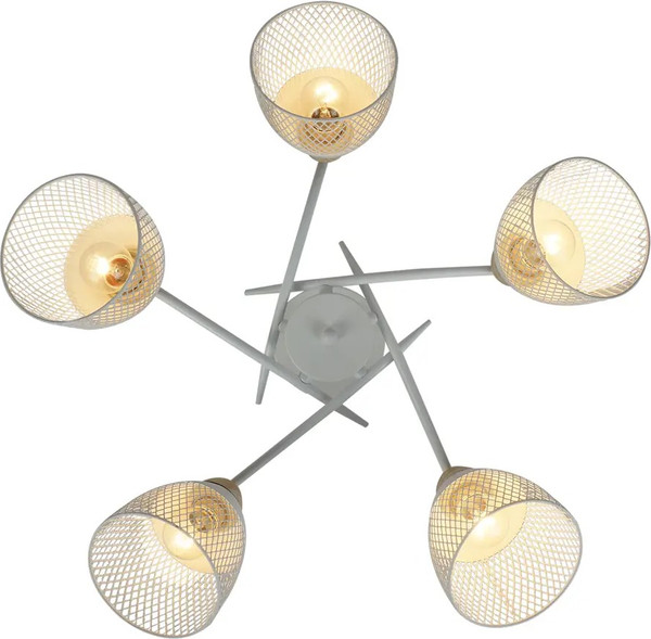 Изображение товара Люстра ESCADA 516/5 (белый/дерево)