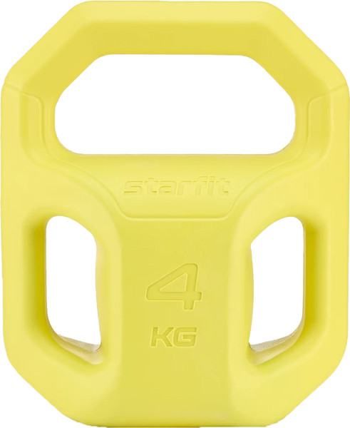 Изображение товара Гиря Starfit DB-505 (4кг, желтый)