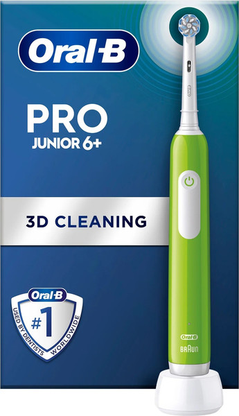 Изображение товара Детская электрическая зубная щетка Oral-B Pro Junior 6+ Green