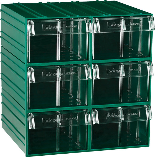 Изображение товара Набор лотков для инструмента Стелла-техник C-2-К20 (20шт, зеленый/прозрачный)