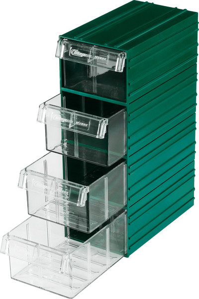 Изображение товара Набор лотков для инструмента Стелла-техник C-2-К20 (20шт, зеленый/прозрачный)