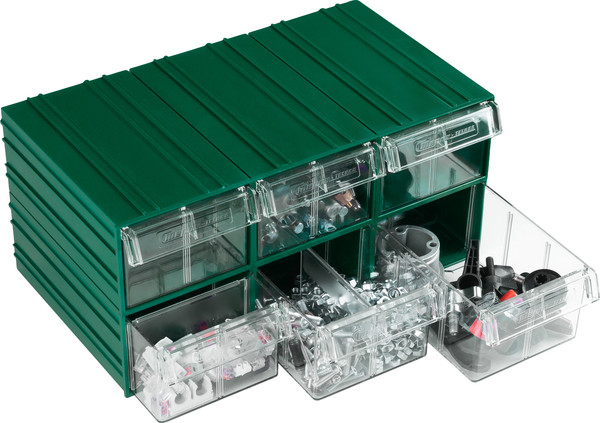 Изображение товара Набор лотков для инструмента Стелла-техник C-2-К20 (20шт, зеленый/прозрачный)