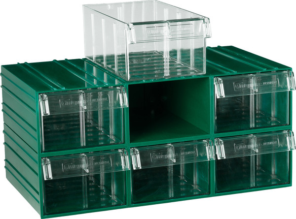 Изображение товара Набор лотков для инструмента Стелла-техник C-2-К20 (20шт, зеленый/прозрачный)