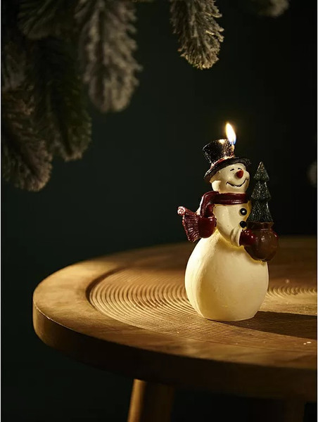 Изображение товара Свеча Tkano New Year Essential Festive snowman / TK24-NY_CND0009
