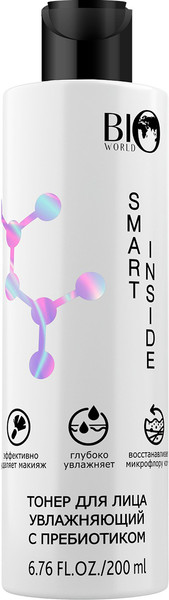 Изображение товара Тонер для лица Bio World Увлажняющий с пребиотиком (200мл)