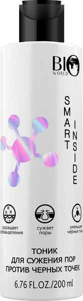 Изображение товара Тонер для лица Bio World Для сужения пор против черных точек (200мл)