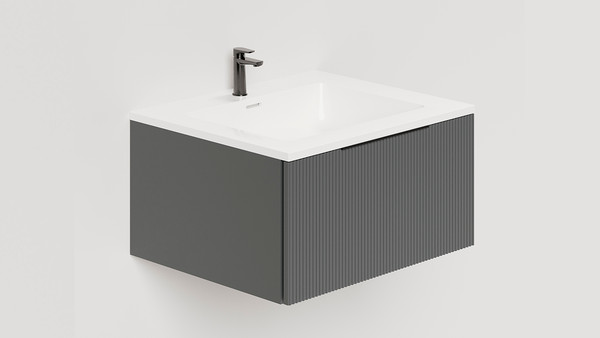 Изображение товара Тумба под умывальник Salini Touch V 60 / T600V1A (антрацит)