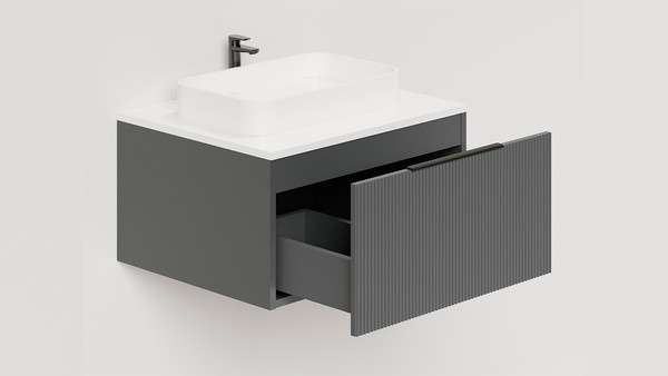 Изображение товара Тумба под умывальник Salini Touch V 60 / T600V1A (антрацит)