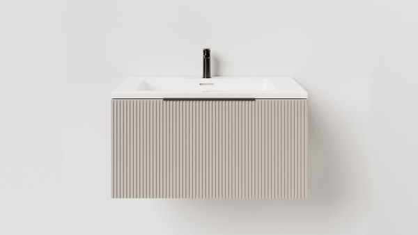 Изображение товара Тумба под умывальник Salini Touch V 60 / T600V1G (серо-коричневый)