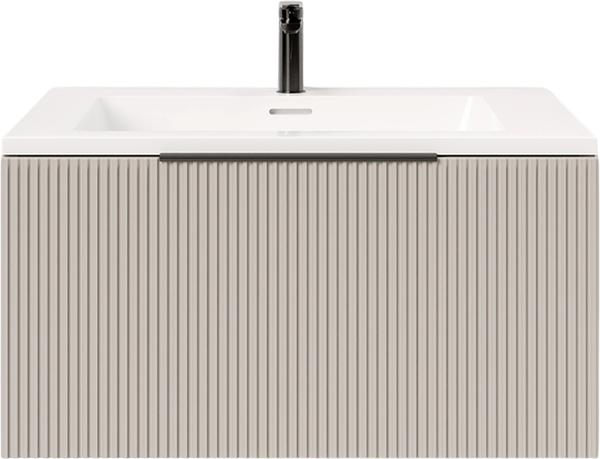 Изображение товара Тумба под умывальник Salini Touch V 60 / T600V1G (серо-коричневый)