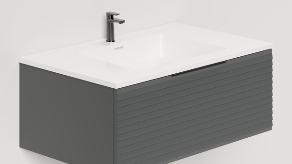 Изображение товара Тумба под умывальник Salini Touch Н 80 / T800H1A (антрацит)