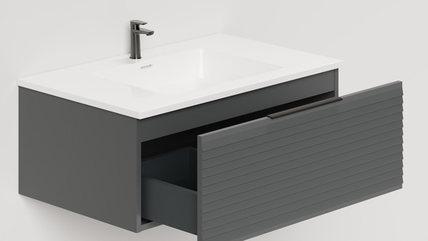 Изображение товара Тумба под умывальник Salini Touch Н 80 / T800H1A (антрацит)