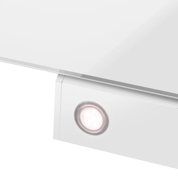 Изображение товара Вытяжка наклонная Maunfeld Eagle 850 (90, белое стекло)