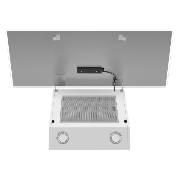 Изображение товара Вытяжка наклонная Maunfeld Eagle 850 (90, белое стекло)