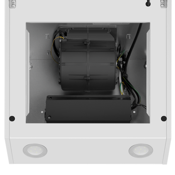 Изображение товара Вытяжка наклонная Maunfeld Eagle 850 (90, белое стекло)