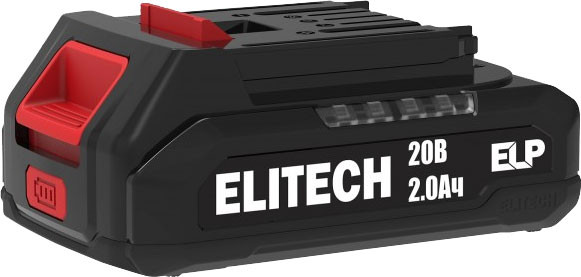 Изображение товара Аккумуляторная дрель-шуруповерт Elitech ДА 20УБЛ2  / 205679