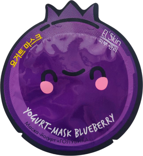 Изображение товара Маска для лица кремовая El Skin Голубика Маска-йогурт (10г)