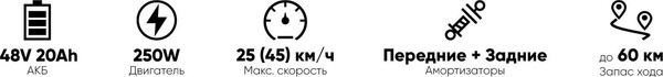 Изображение товара Электроскутер AVM JET / pm2139367795 (синий)