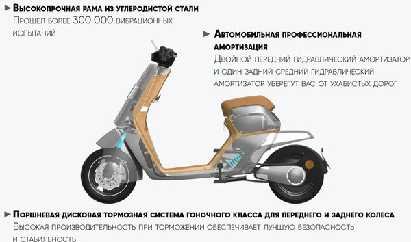 Изображение товара Электроскутер AVM Keren Stardust / pm1873143439 (зеленый)