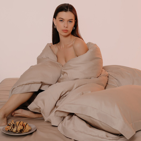 Изображение товара Комплект постельного белья Sofi de Marko Евро Макси / Евро-МК-Мн-беж (бежевый)