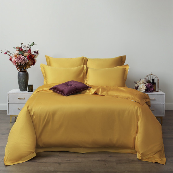 Изображение товара Комплект постельного белья Sofi de Marko Моно Евро / Евро-Мн-жл (желтый)