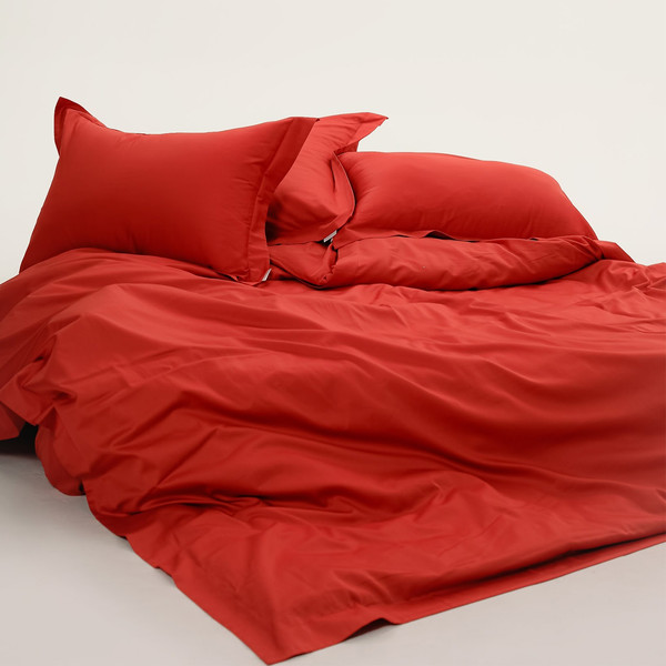 Изображение товара Комплект постельного белья Sofi de Marko Моно Евро / Евро-Мн-кор (коралловый)