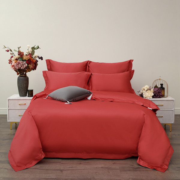 Изображение товара Комплект постельного белья Sofi de Marko Моно Евро Макси / Евро-МК-Мн-кор (коралловый)