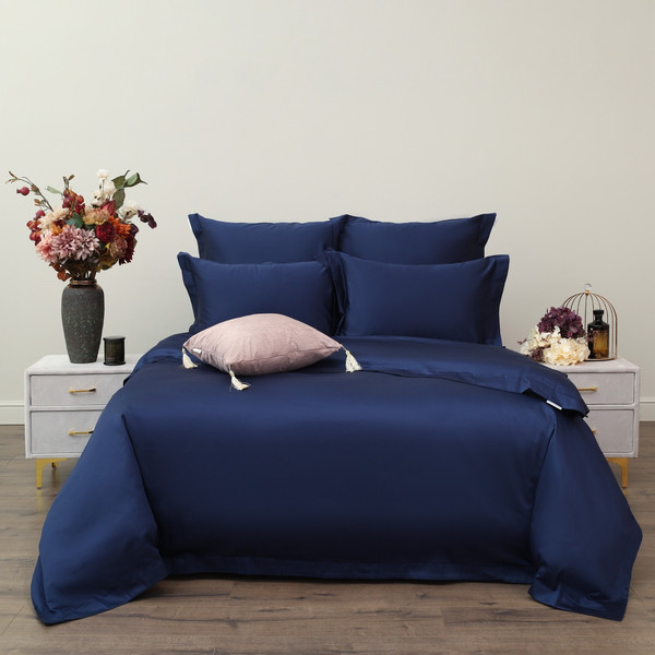 Изображение товара Комплект постельного белья Sofi de Marko Моно Евро / Евро-Мн-сап (сапфир)