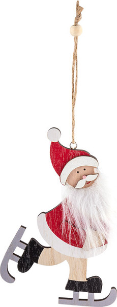 Изображение товара Елочная игрушка Волшебная страна Санта на коньках SYMZPB-4423202 / 106443