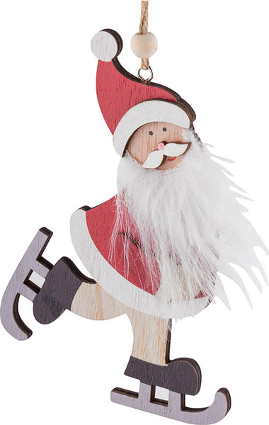 Изображение товара Елочная игрушка Волшебная страна Санта на коньках SYMZPB-4423202 / 106443
