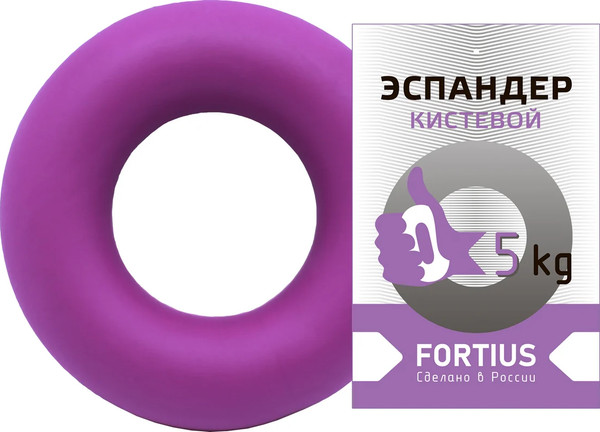 Изображение товара Эспандер Fortius 02ST-H180701-05 (5кг, фиолетовый)
