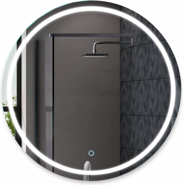 Изображение товара Зеркало Алмаз-Люкс Boston 80s-6 (D80см, с подсветкой и сенсорной кнопкой)