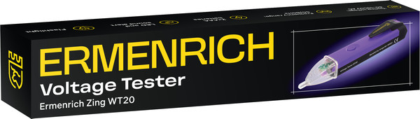 Изображение товара Индикатор напряжения Ermenrich Zing WT20 / 83819 (фиолетовый)