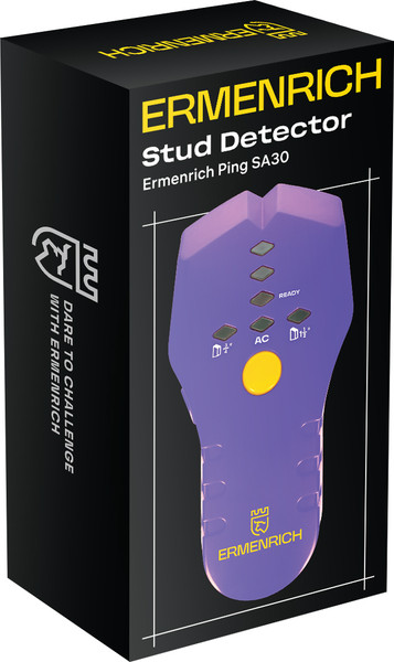 Изображение товара Детектор скрытой проводки Ermenrich Ping SA30 / 83834 (фиолетовый)