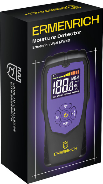 Изображение товара Влагомер Ermenrich Wett MW40 / 83821 (фиолетовый)