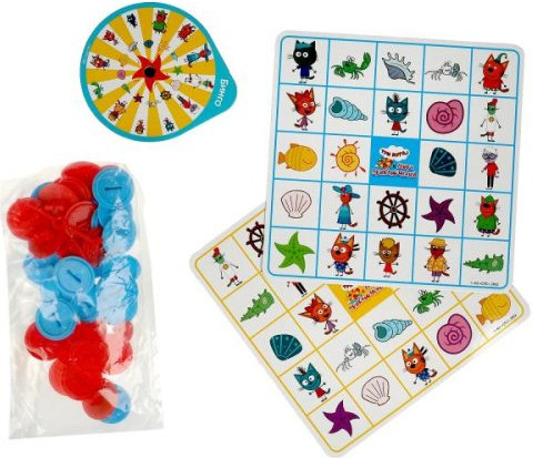 Изображение товара Настольная игра Играем вместе Три Кота Бинго / B1897766-R3